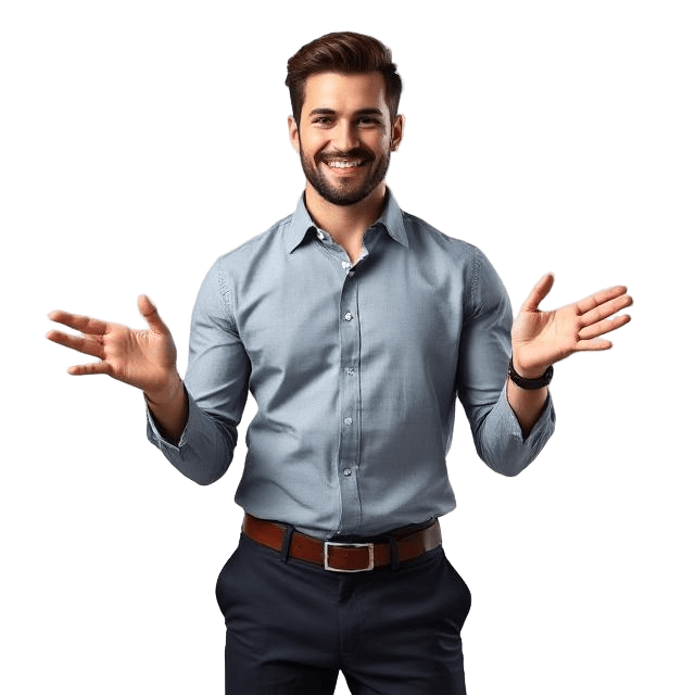 A man says Lets work together