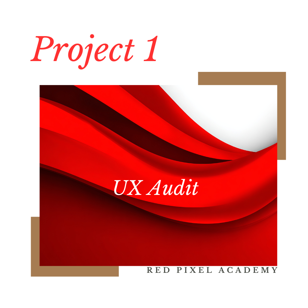 UX AUDIT red pixel academy